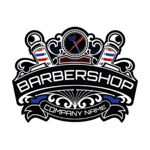 Logo przygotowane dla salonu barberskiego