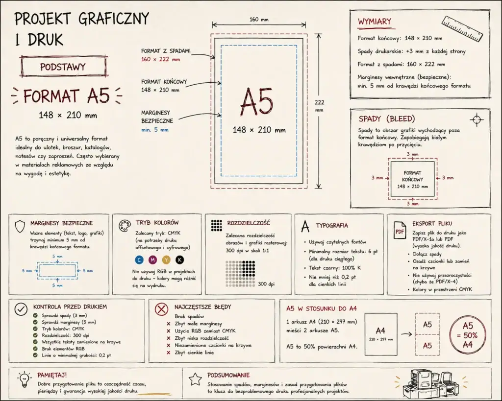 Co to jest A5? Sprawdź definicję formatu A5!